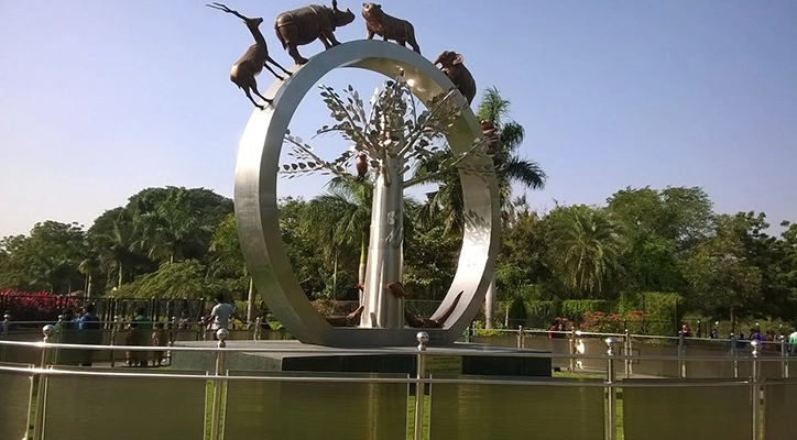 Visit Nehru Zoo in Hyderabad to experience diverse wildlife and nature in a serene environment.