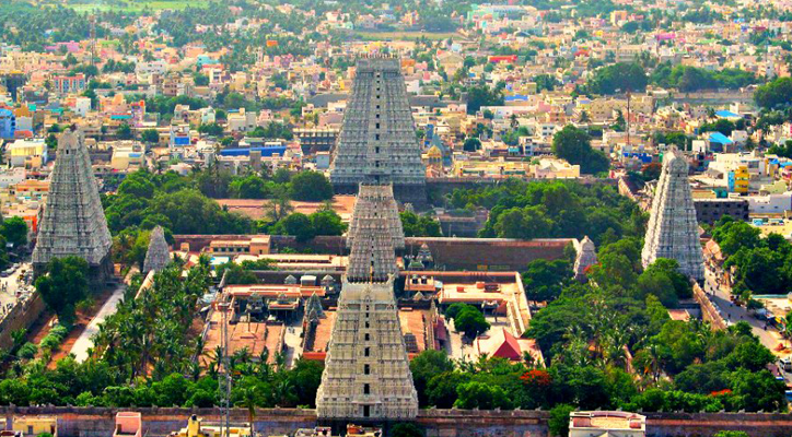 Discover Tiruvannamalai, home to Arunachaleswarar Temple and the divine Girivalam path for pilgrims.